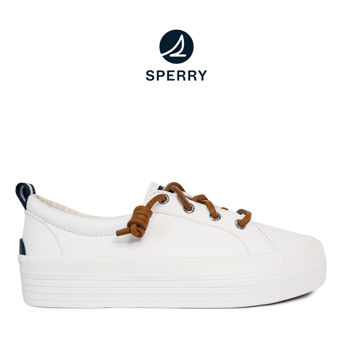 Women's Wave LTT Platform Leather Sneakers - White (25S01142)