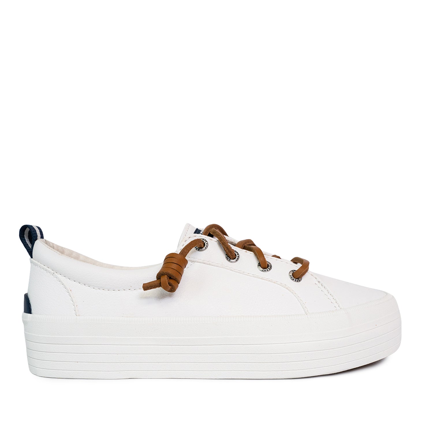 Women's Wave LTT Platform Leather Sneakers - White (25S01142)
