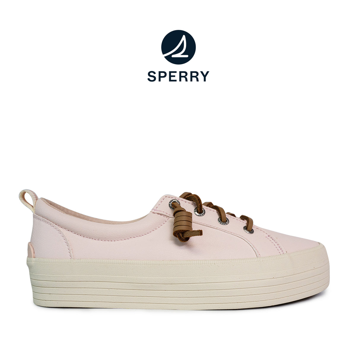Women's Wave LTT Platform Leather Sneakers - Soft Pink/Off White (25S01152)