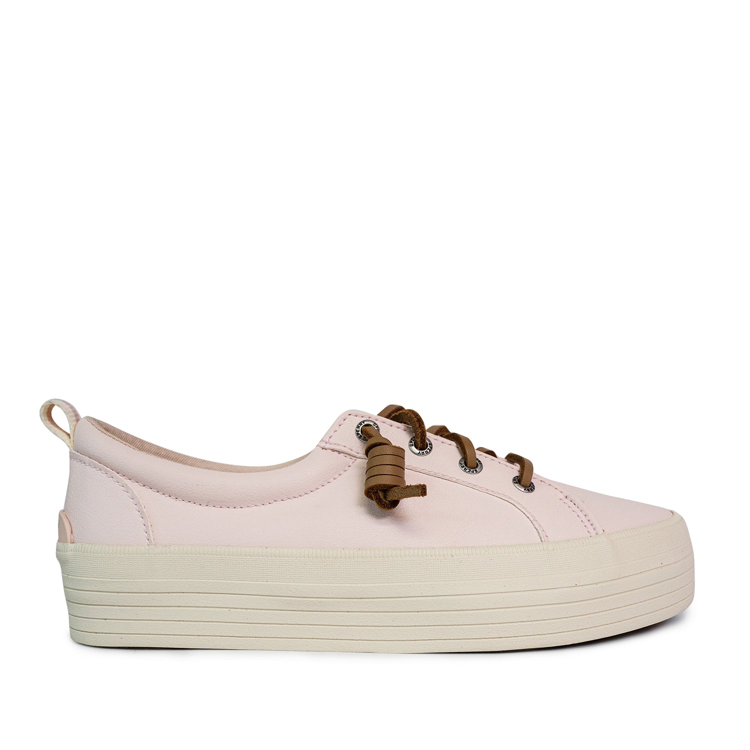 Women's Wave LTT Platform Leather Sneakers - Soft Pink/Off White (25S01152)