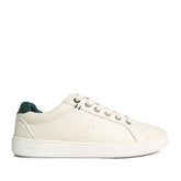 Women's Deck 90 LTT Leather Sneakers - Off White/Green (25S01172)