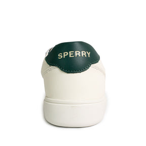 Men's Crew 90 Leather Sneakers - Offwhite/Green (25S05841)