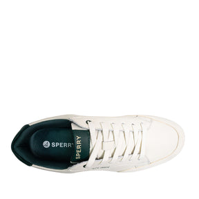 Men's Crew 90 Leather Sneakers - Offwhite/Green (25S05841)