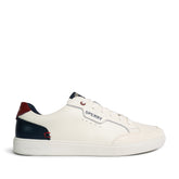 Men's Crew 90 Leather Sneakers - Offwhite/Navy/Red (25S05851)