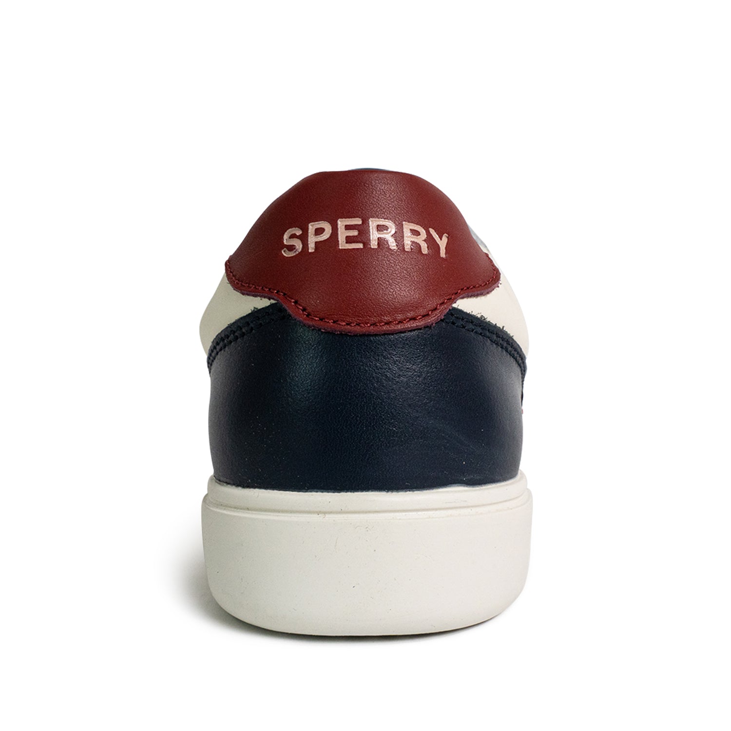 Men's Crew 90 Leather Sneakers - Offwhite/Navy/Red (25S05851)