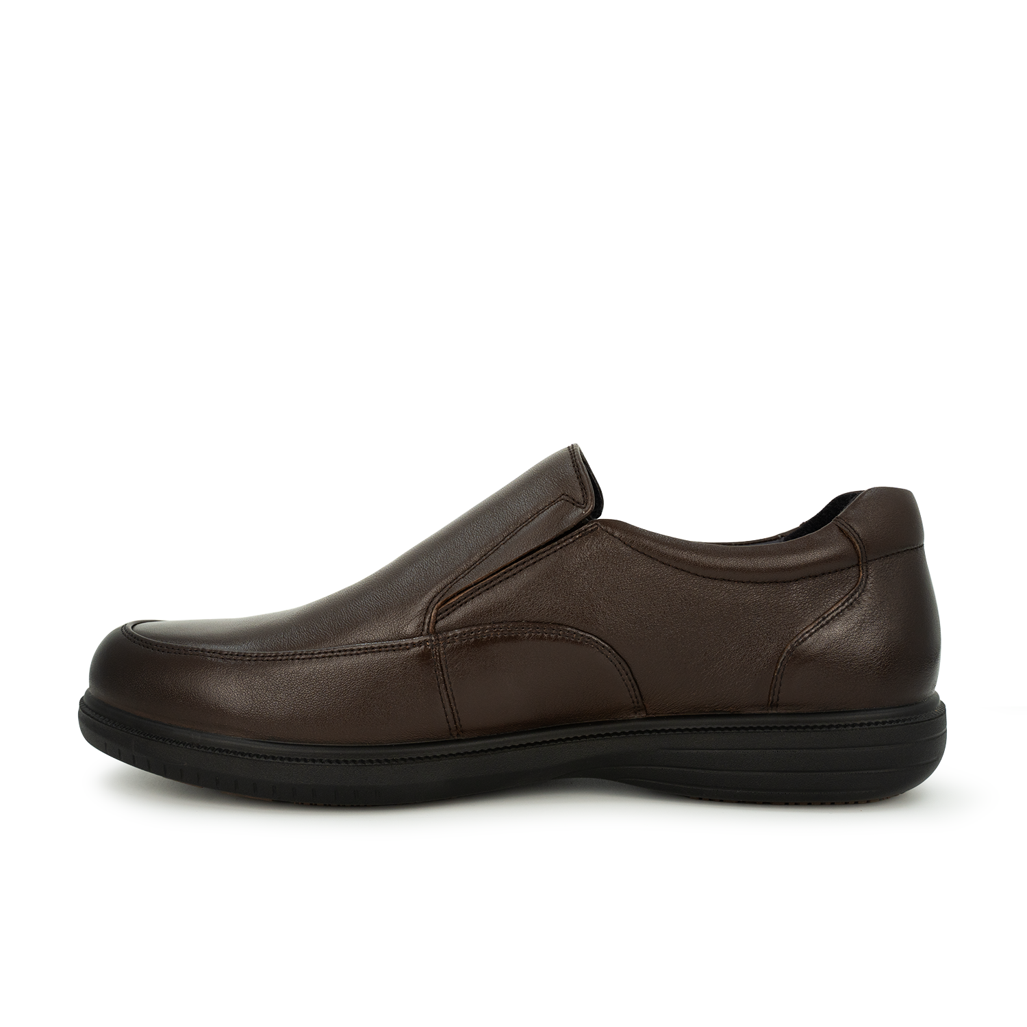 Men's Charles Moc Twin Gore Burnished Casual - Dark Brown (26F00921)