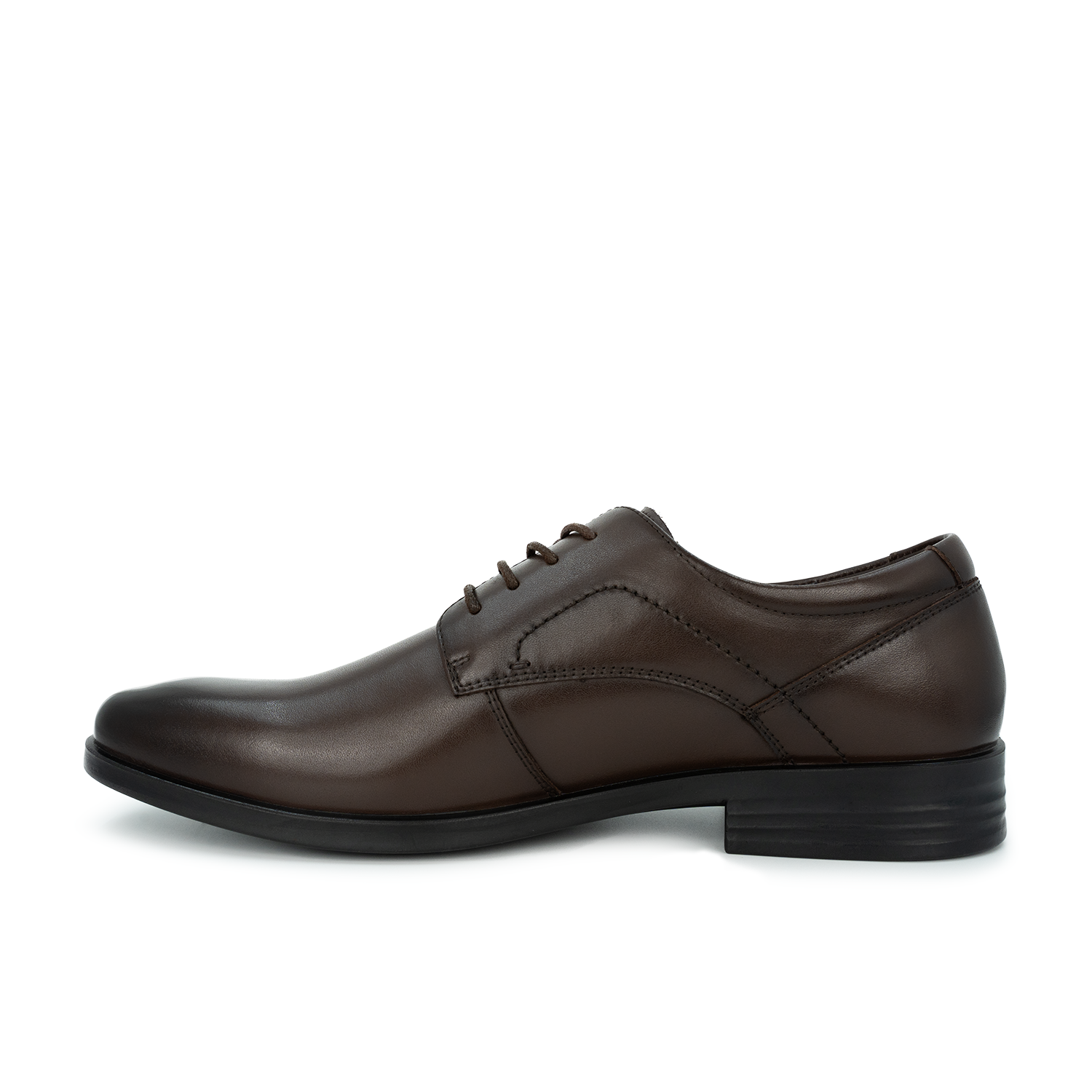 Men's Brandon Classic Derby Lace Up Burnished Casual - Dark Brown (26F00981)