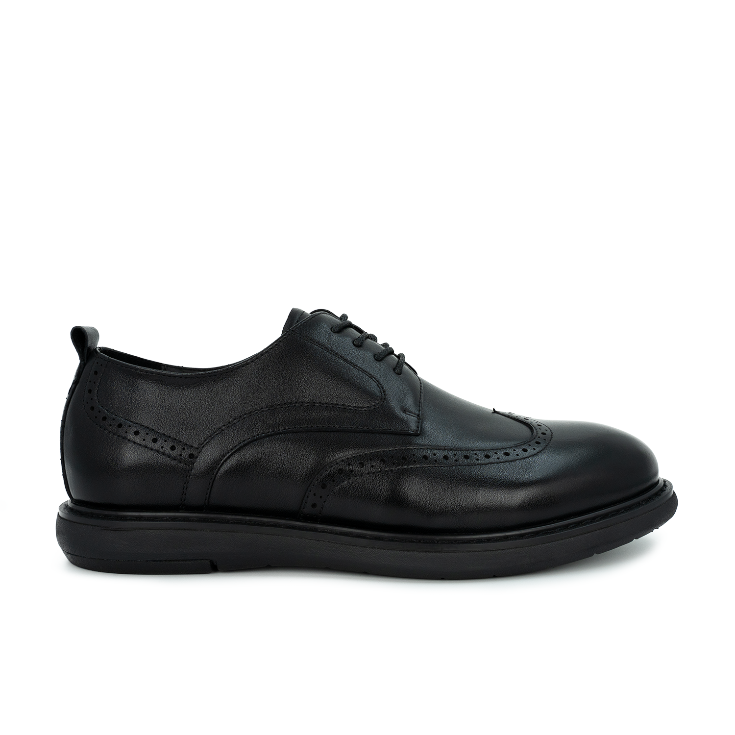 Men's Lewis Brogue Lace Up Casual - Black (26F01021)