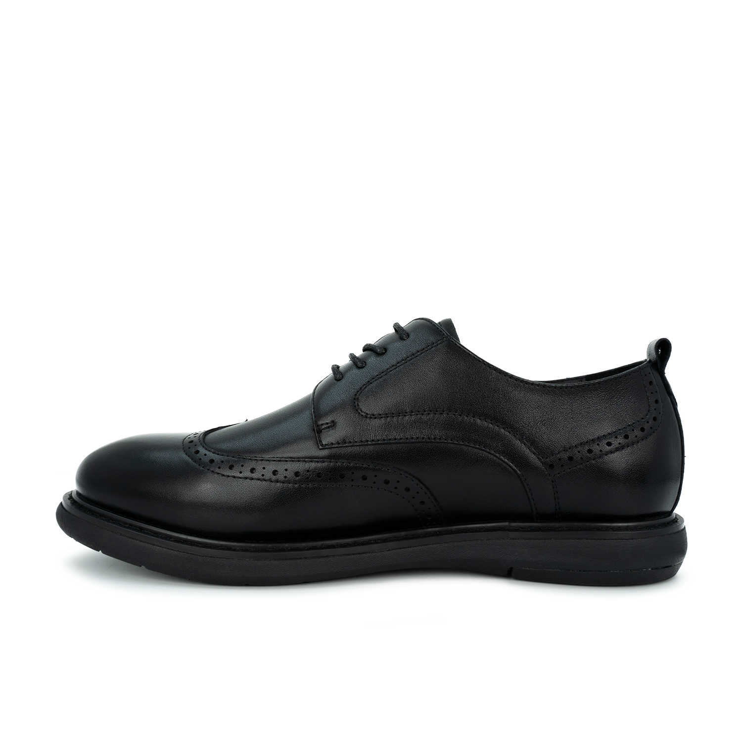 Men's Lewis Brogue Lace Up Casual - Black (26F01021)