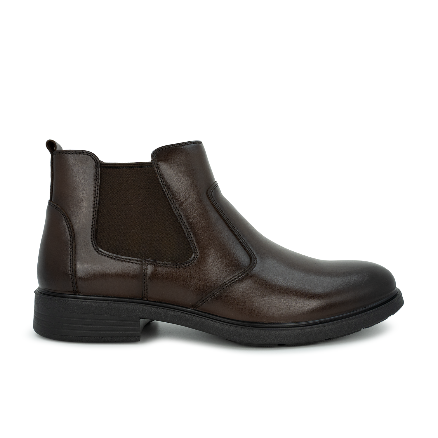Men's Travis Chelsea Boot Burnished Casual - Dark Brown (26F01051)