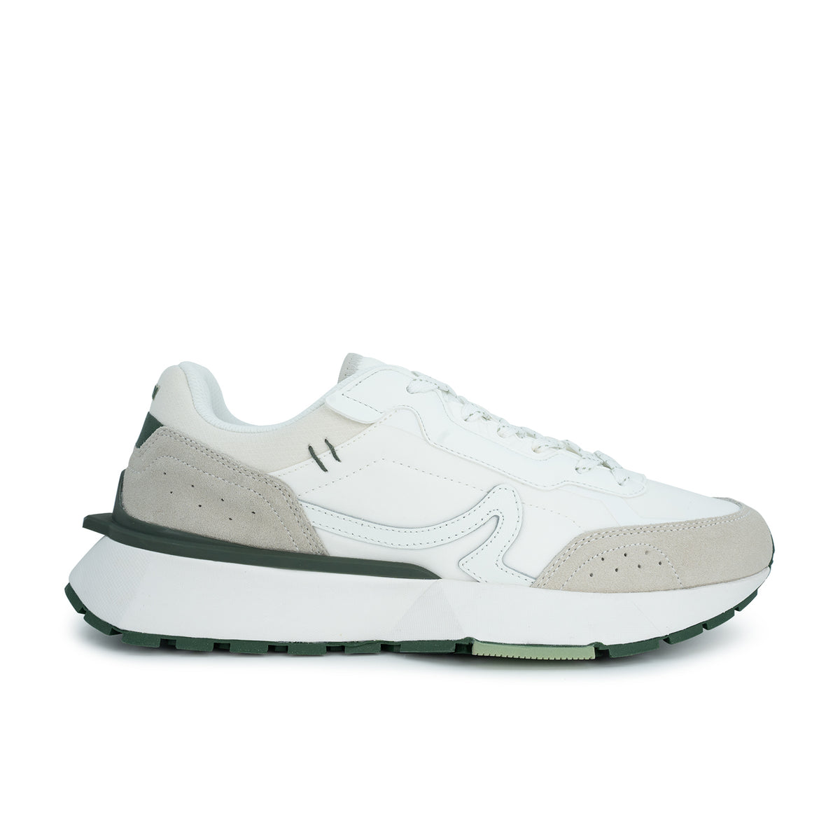 Men's Cruiser Athletic - White/Green (26F01111)
