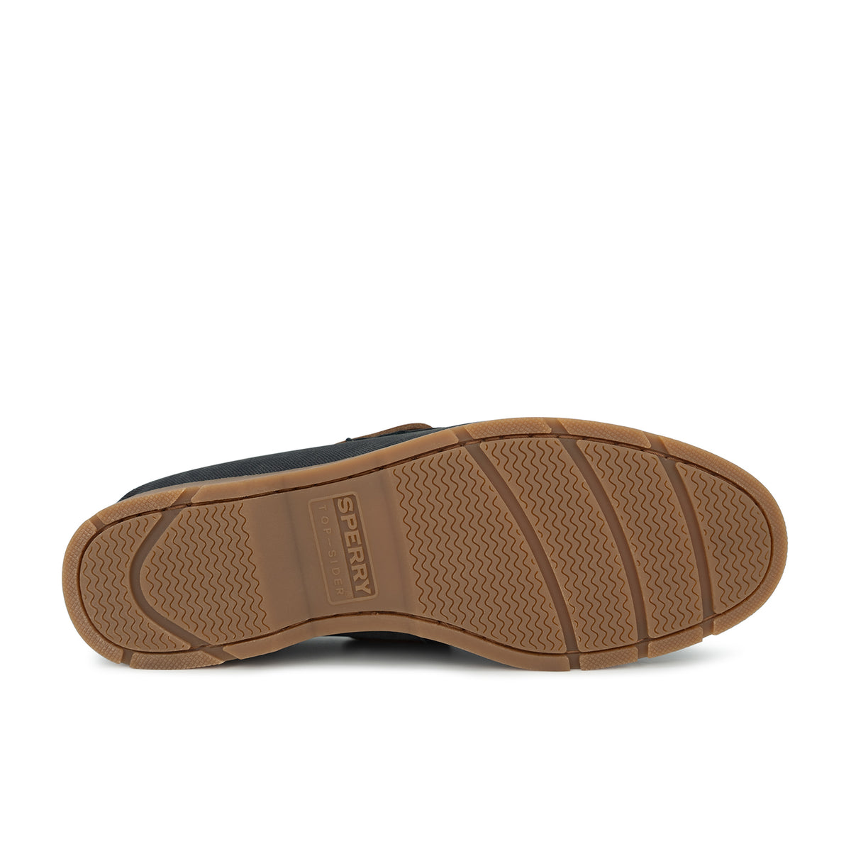 Men's Leeward Wax Canvas Water Resistant Boat Shoe - Black/Gum (26F01211)