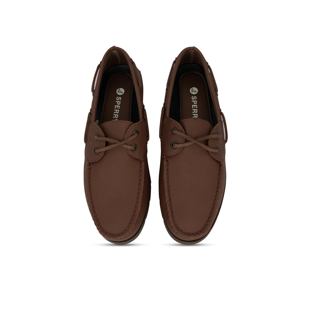 Sperry Men's Leeward Wax Canvas Water Resistant Boat Shoe - Tan/Gum (26F01231)