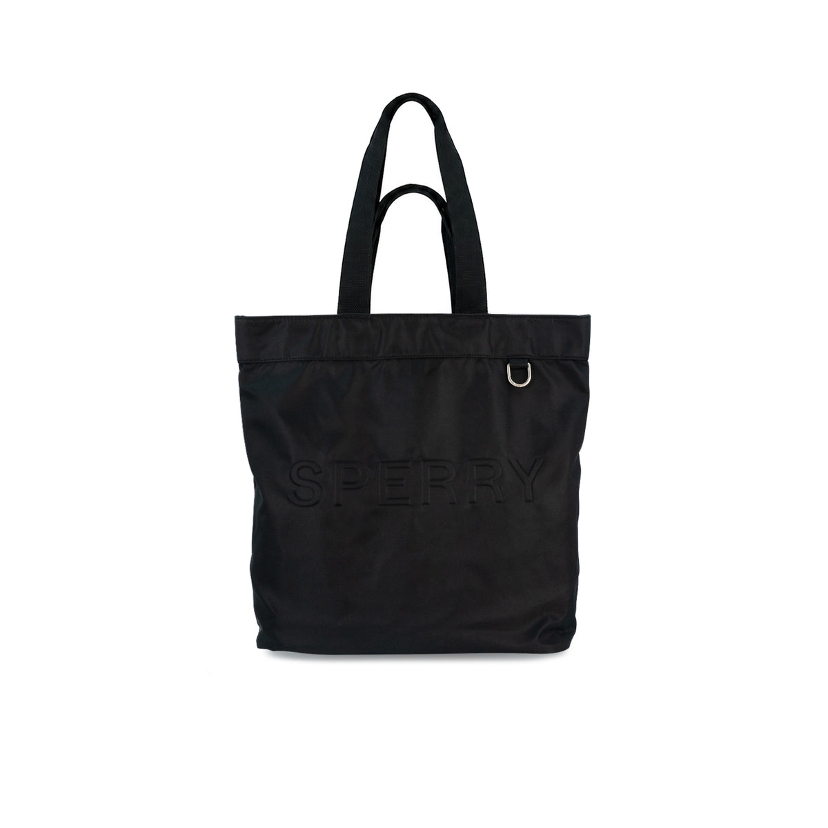 Embossed Nylon Tote Bag - Black (26F80410)