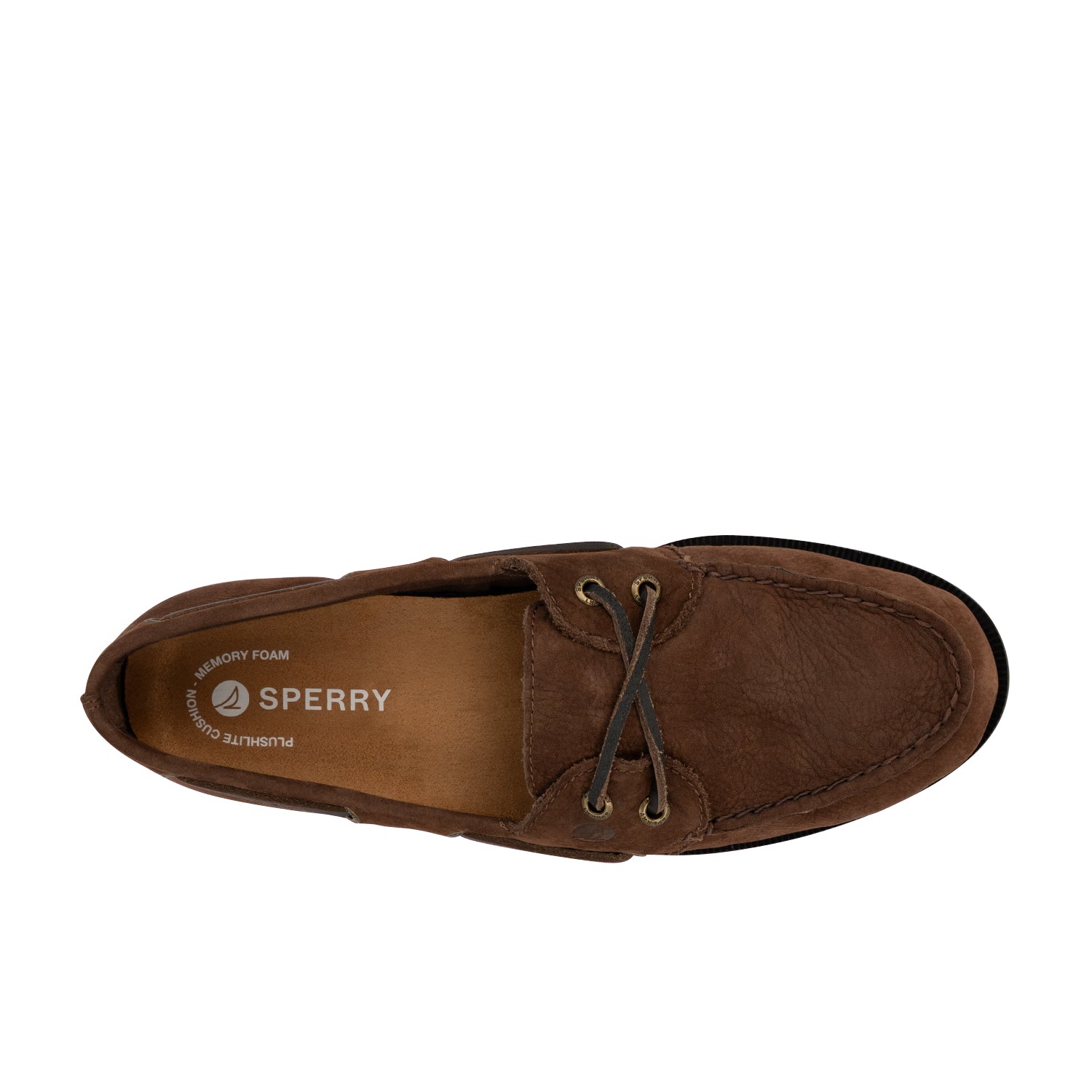 Men's Authentic Original™ 2 Eye Plushlite Nubuck Boat Shoe - Brown (26S00021)
