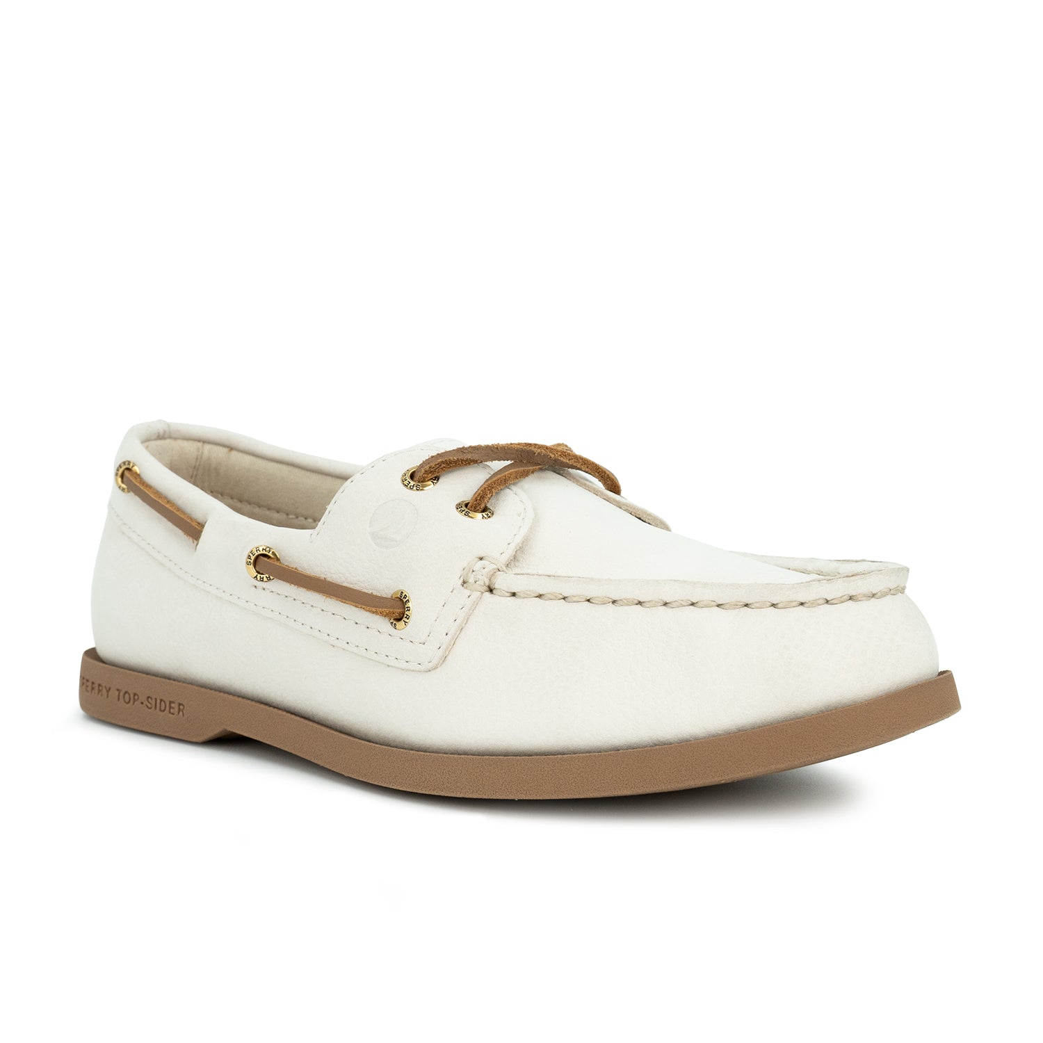 Women's Authentic Original™ 2 Eye Plushlite Nubuck Boat Shoe - Ivory (26S00042)