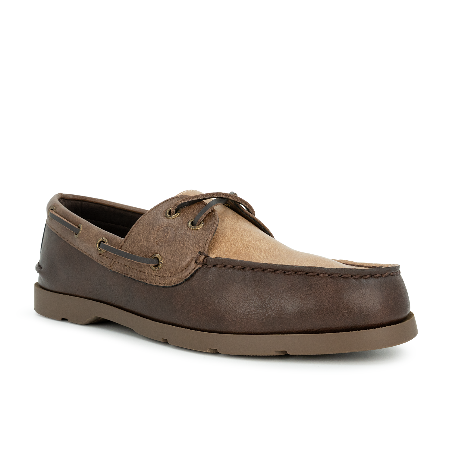 Men's Leeward Tritone Boat Shoe - Brown (26S00131)