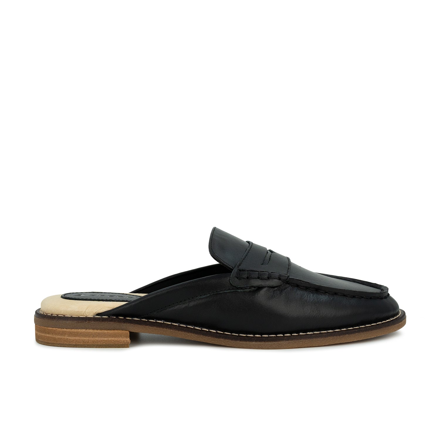 Women's Seaport Penny Mule Casual - Black (26S00222)