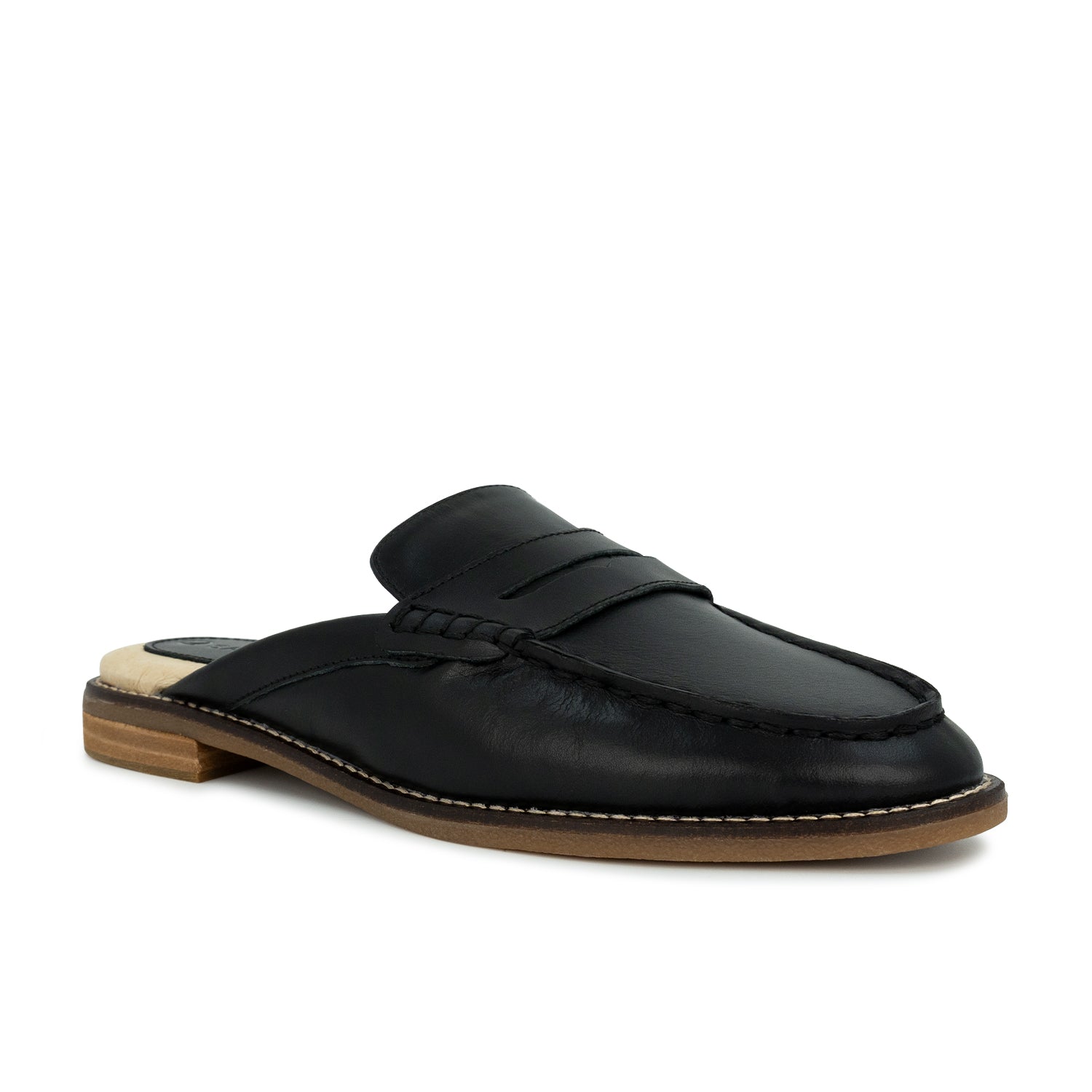 Women's Seaport Penny Mule Casual - Black (26S00222)