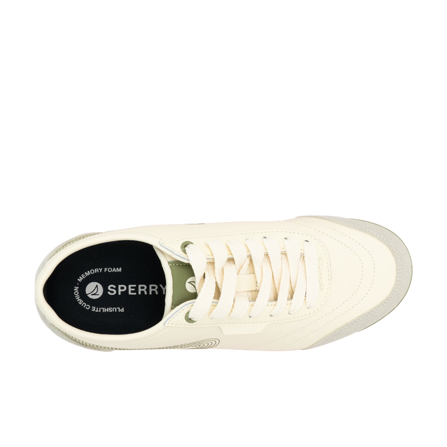 Women's Bow Wave Sneakers - Beige/Sage (26S00422)