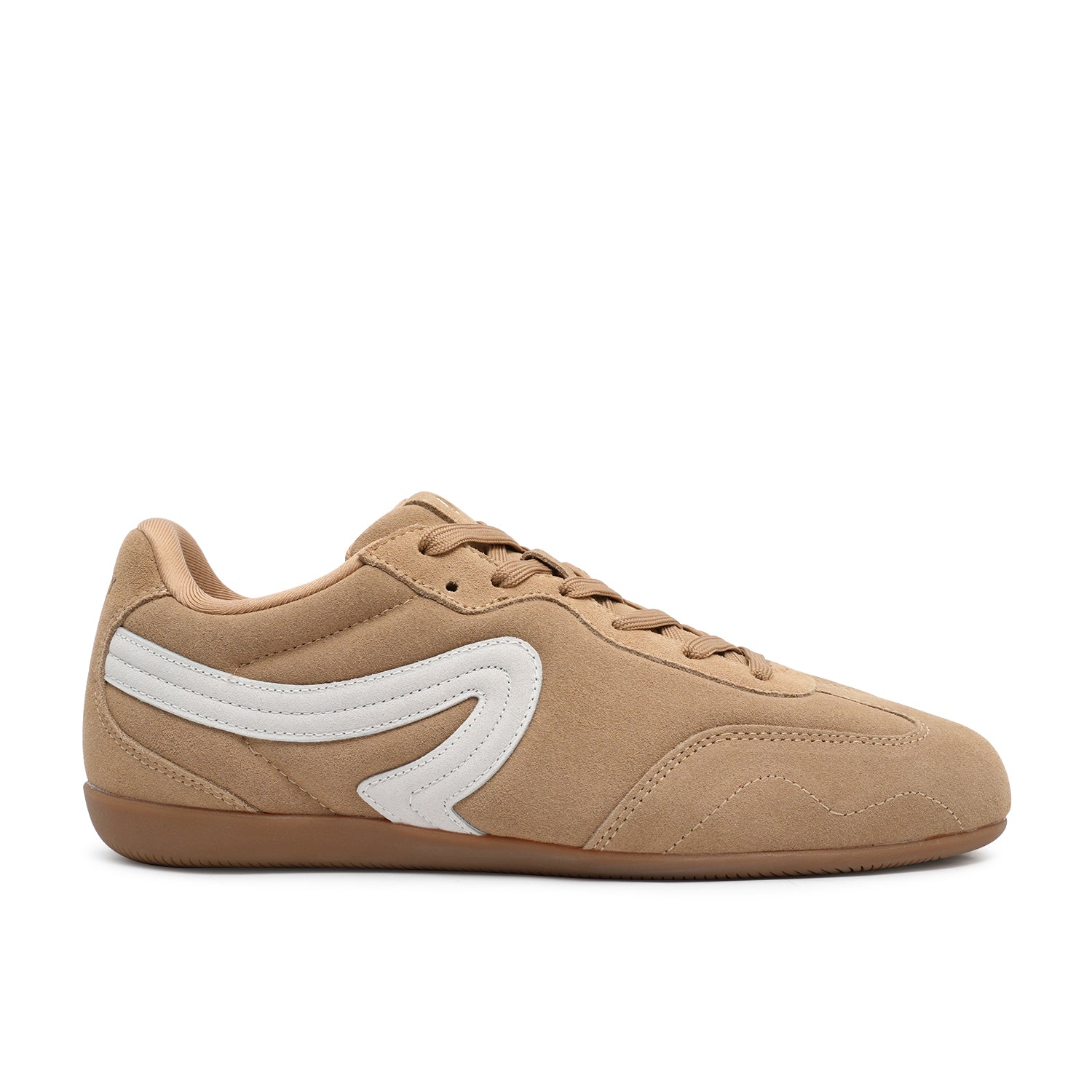 Men's Slim Wave Suede Sneakers - Tan (26S00441)