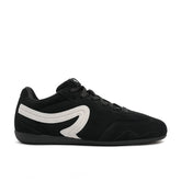 Men's Slim Wave Suede Sneakers - Black (26S00451)
