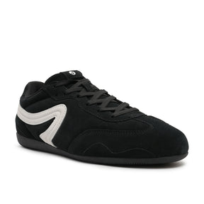 Men's Slim Wave Suede Sneakers - Black (26S00451)