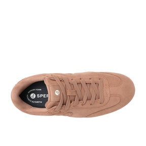 Women's Slim Wave Suede Sneakers - Mocha Mousse (26S00482)