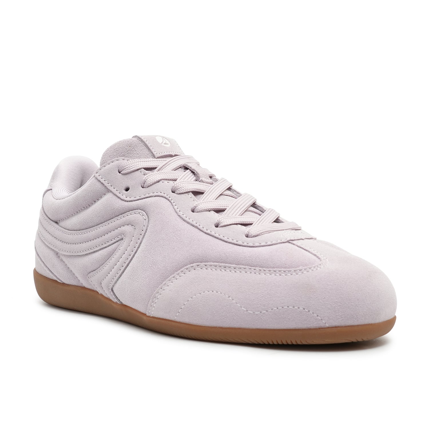 Women's Slim Wave Suede Sneakers - Lavander (26S00492)