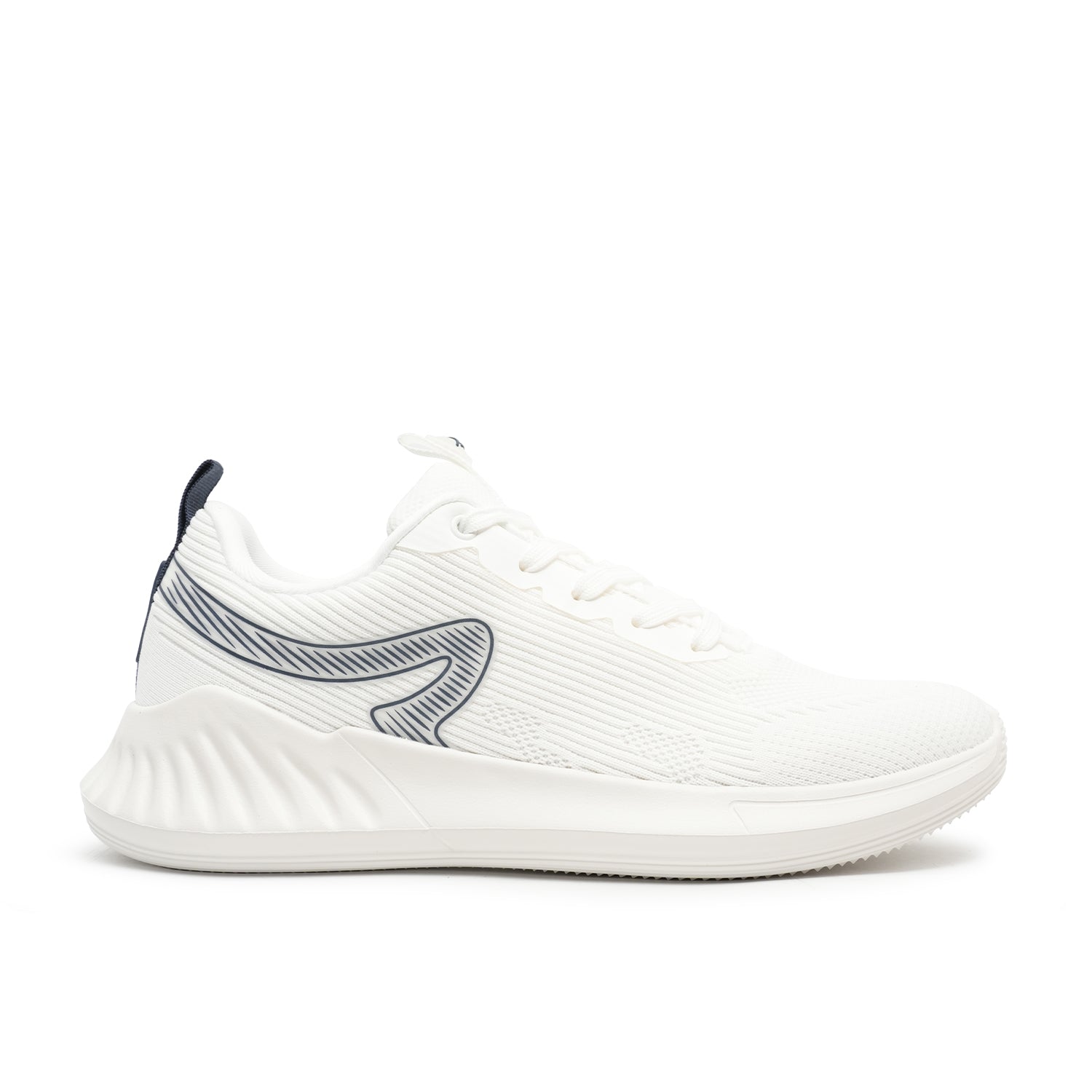 Men's Conway Lace up Athletic - Off White/Blue   (26S00661)