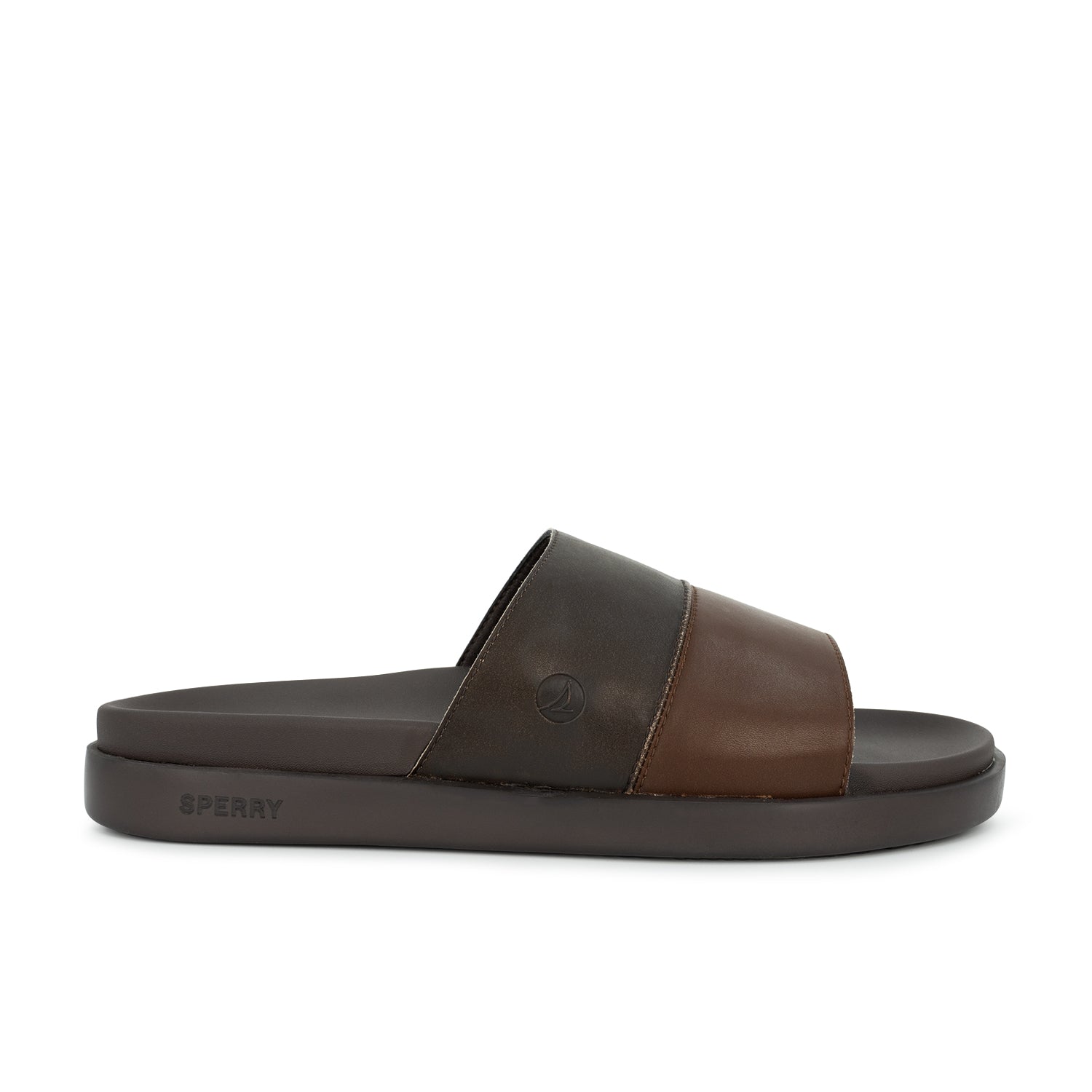 Men's Drift Leather Slide Sandal - Amaretto (26S00791)
