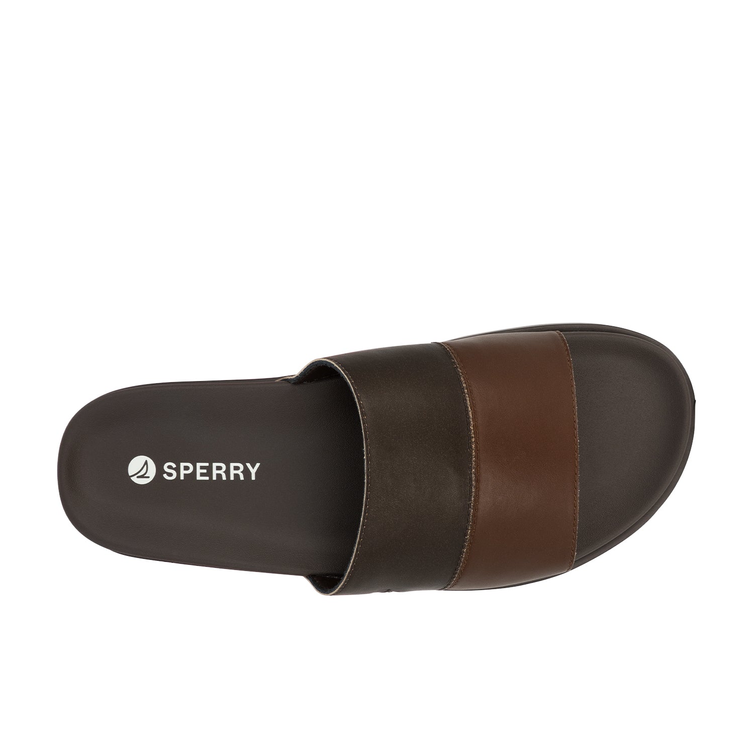 Men's Drift Leather Slide Sandal - Amaretto (26S00791)