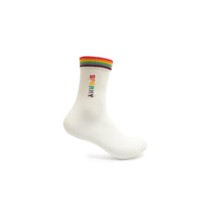 Pride Crew Socks - White (26S60310)