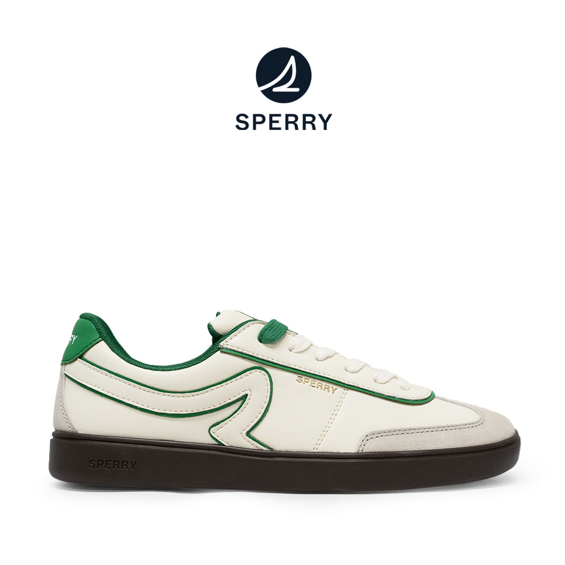 Men's Sail 90 Leather Sneakers - Varsity Green (25F03591)