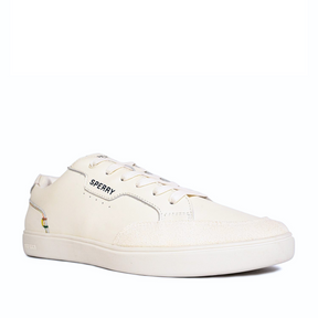 Men's Crew 90 Leather Sneakers - Light Beige/Rainbow (25S00481)