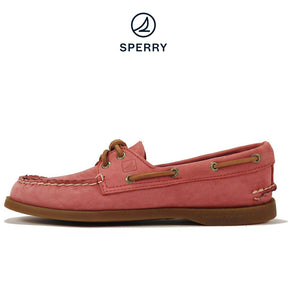 Women's Authentic Original Boat Shoe - Washed Red (9265588)