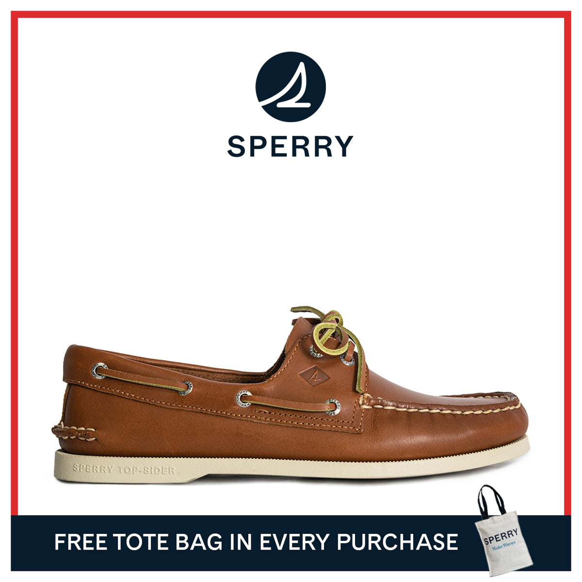 Men's Authentic Original™ 2-Eye Boat Shoes Topsider - Tan (10398372)