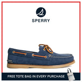 Men's Gold Authentic Original™ 2-Eye Nubuck Boat Shoes Topsider - Navy (10398460)