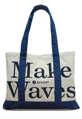 Sperry Tote Bag Waves - Cream/Navy