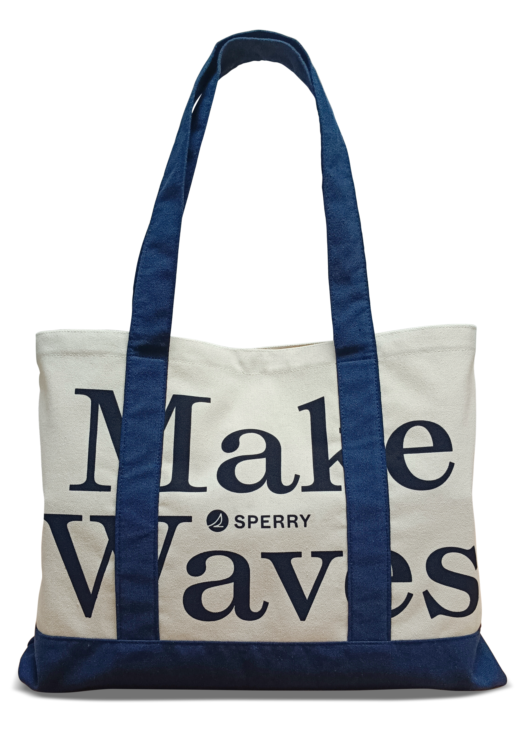 Sperry Tote Bag Waves - Cream/Navy