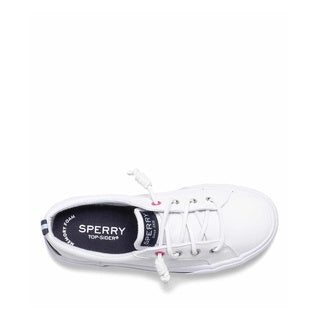Little Girl's Pier Wave White Sneaker (SCK163656)
