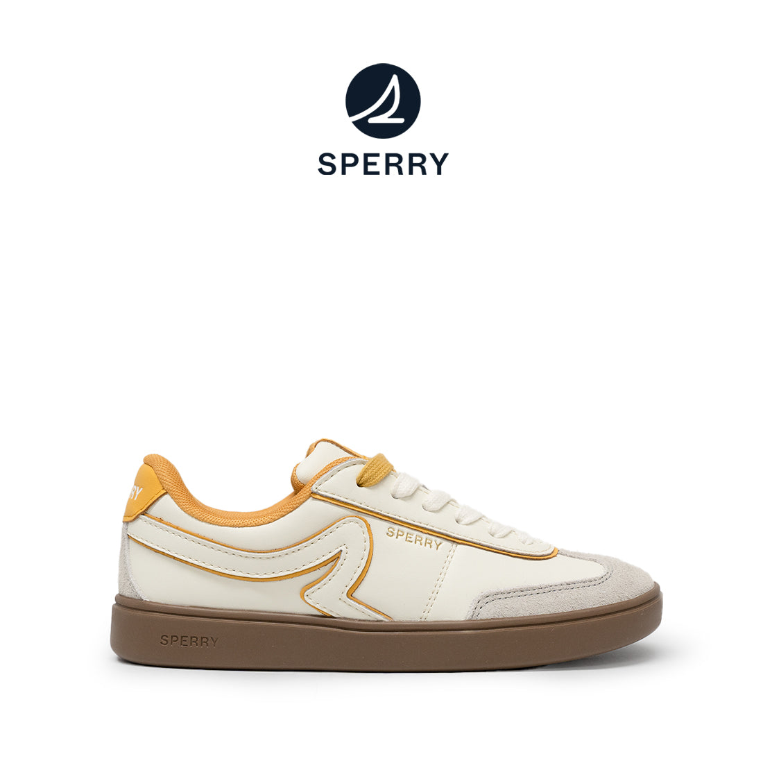Women's Sail 90 Leather Sneakers - Varsity Yellow (25F04252)