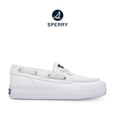 Kid's Bahama Platform Sneakers - White (STK167685)