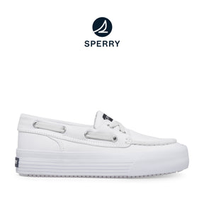 Kid's Bahama Platform Sneakers - White (STK167685)