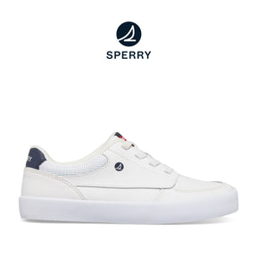 Kid's Boardwalk Leather Sneakers - White (24F00393)