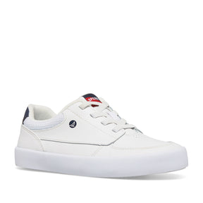 Kid's Boardwalk Leather Sneakers - White (24F00393)