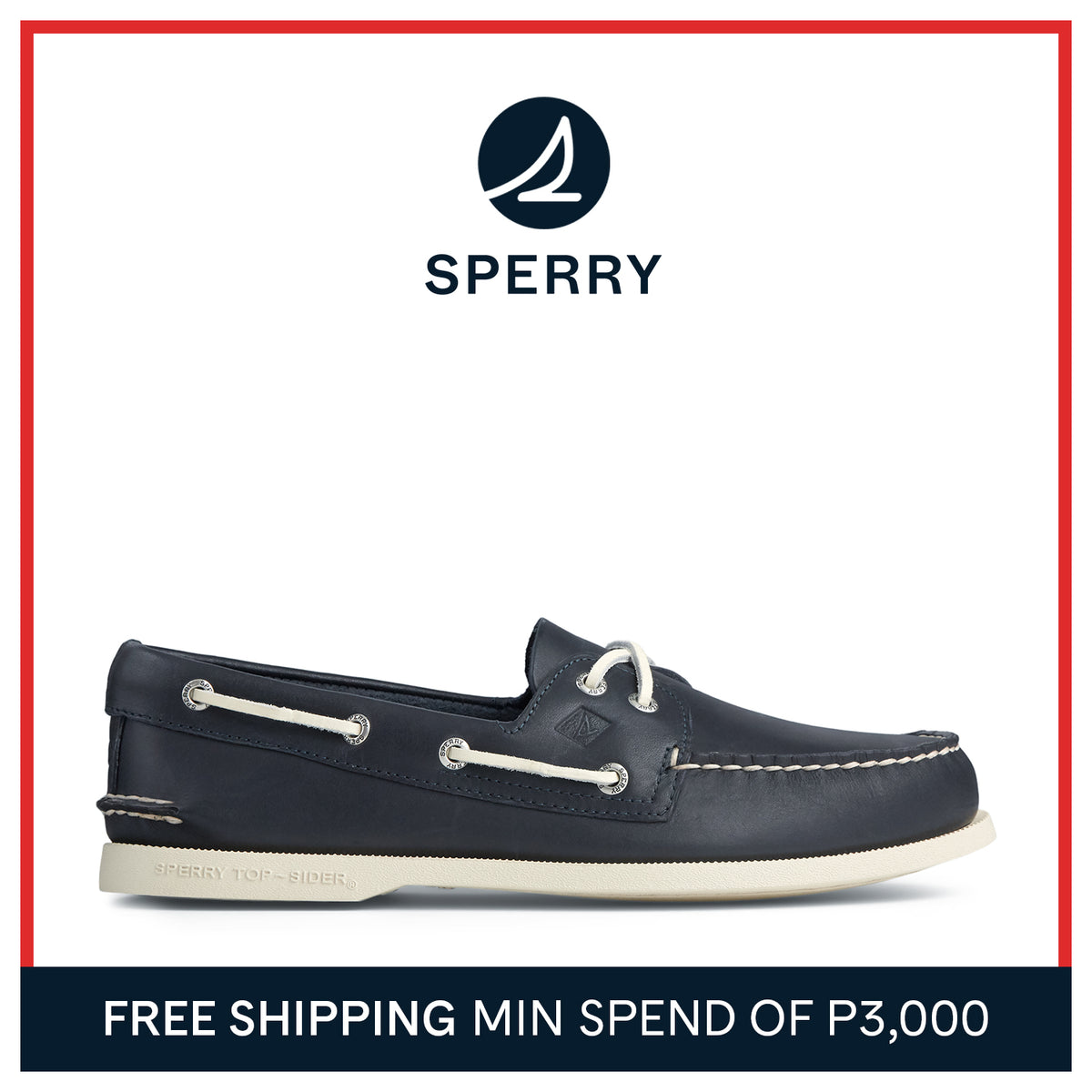 Men's Authentic Original Boat Shoe Navy (STS10405)