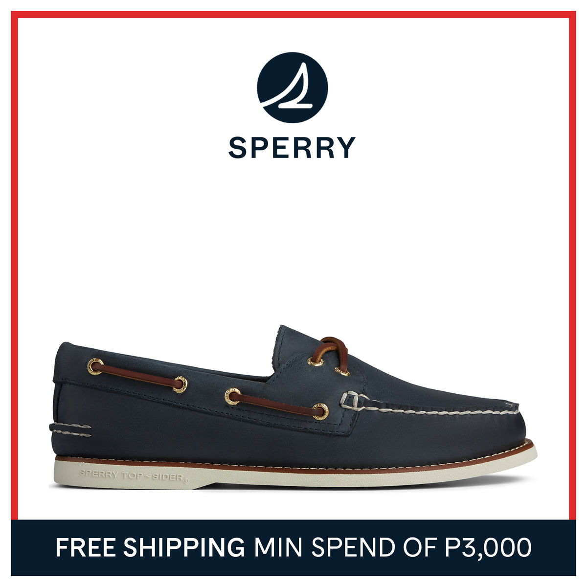 Men's Gold Cup Authentic Original Boat Shoe Navy STS158030