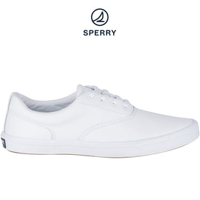 Men's Striper II CVO Leather Sneakers- White (STS17751)