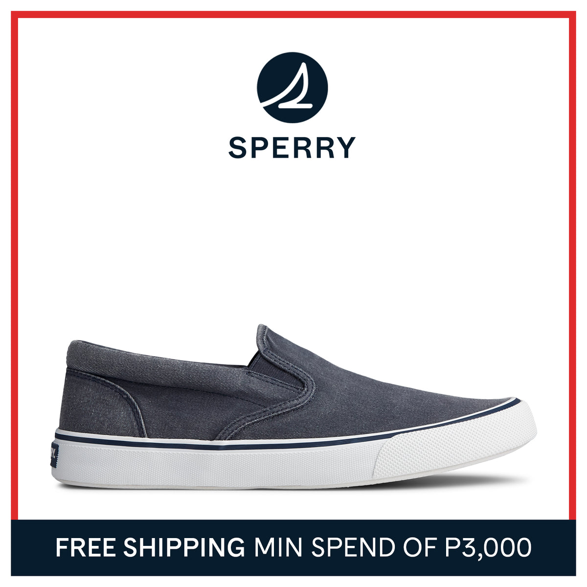 Men's Striper II Slip-on SW Navy (STS22405)